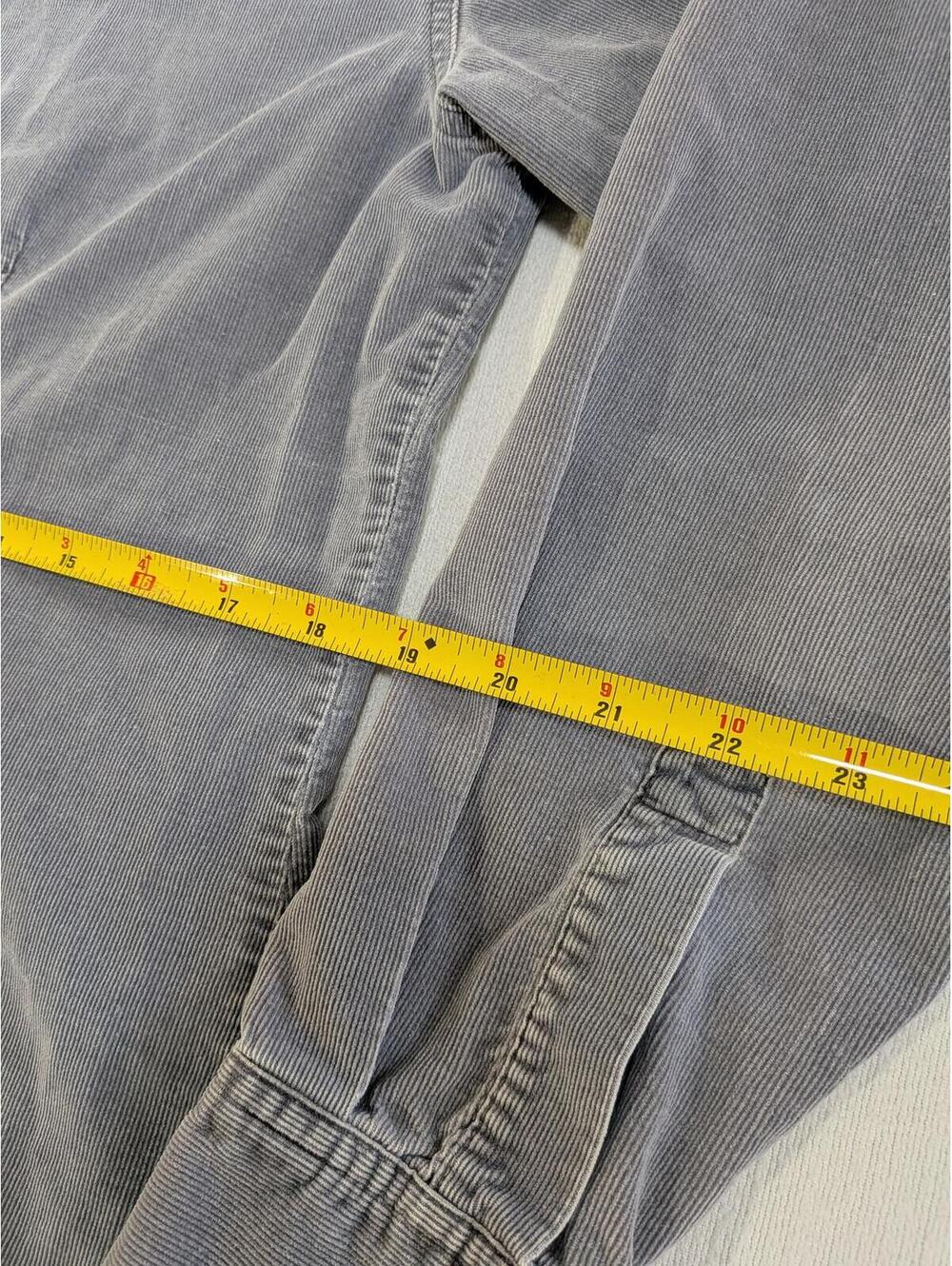 Eddie Bauer Women's Gray Corduroy Button-Up Shirt Size Medium - Picture 3 of 8